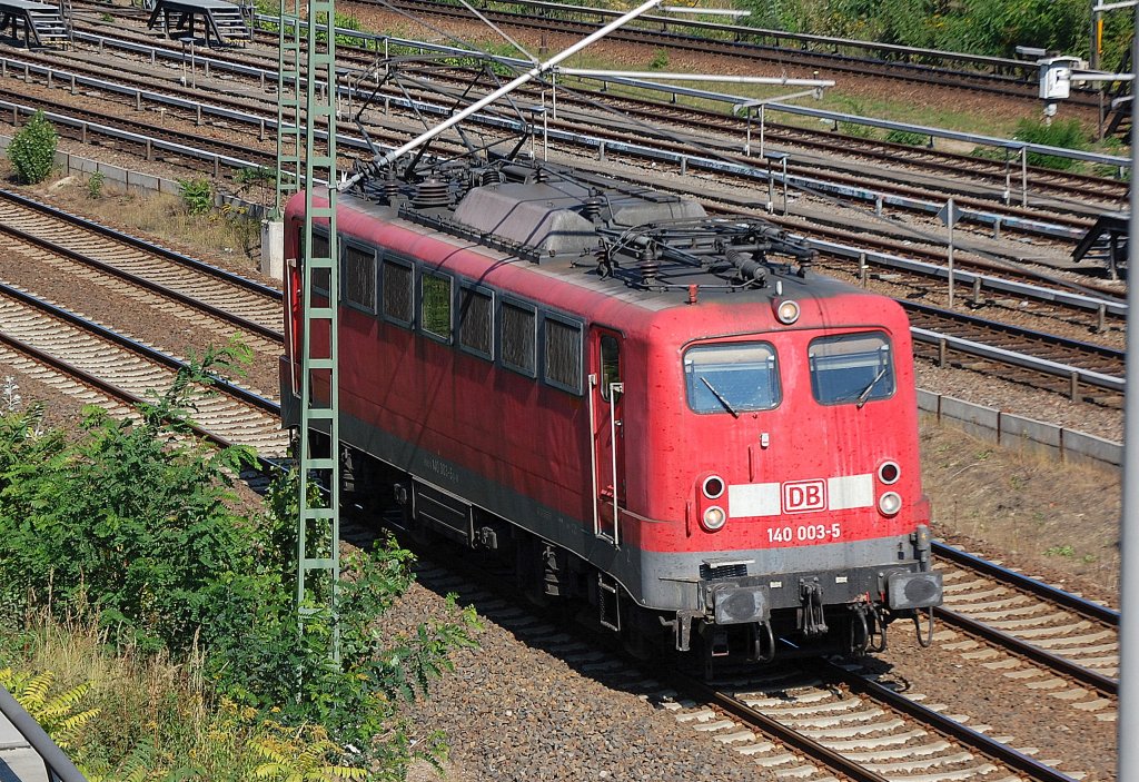 140 003-5 auf Leerfahrt Richtung Berlin-Grunewald, 22.09.10 Berliner Innenring H�he Knobelsdorffstr.