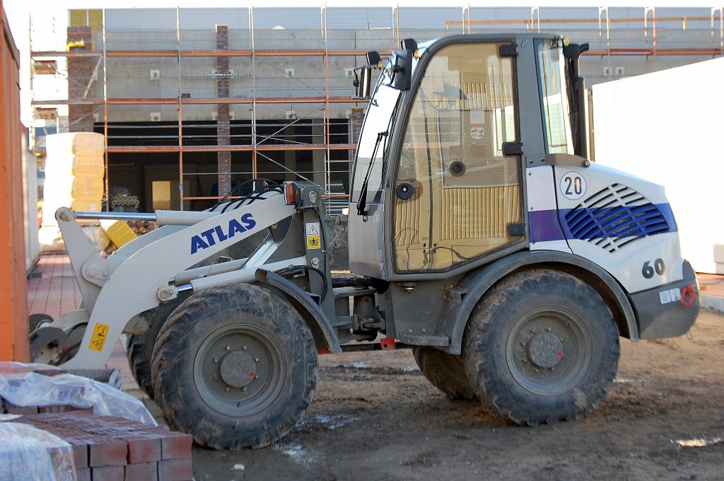 Ein ATLAS 60 am 07.11.09 Baustelle N�he S-Bhf. Berlin Storkower Str.