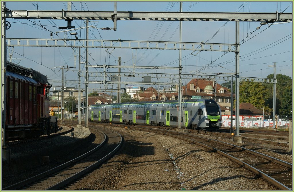 Ein BLS  Mutz  in Bern Wankdorf.
5. Okt. 2012
