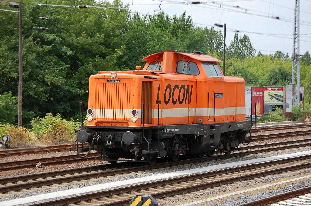 LOCON 208 (92 80 212 357-8 D-LOCON, Deutz Bj.1965) am 13.06.12 Richtung Berlin-Lichtenberg, Berlin Greifswalder Str.