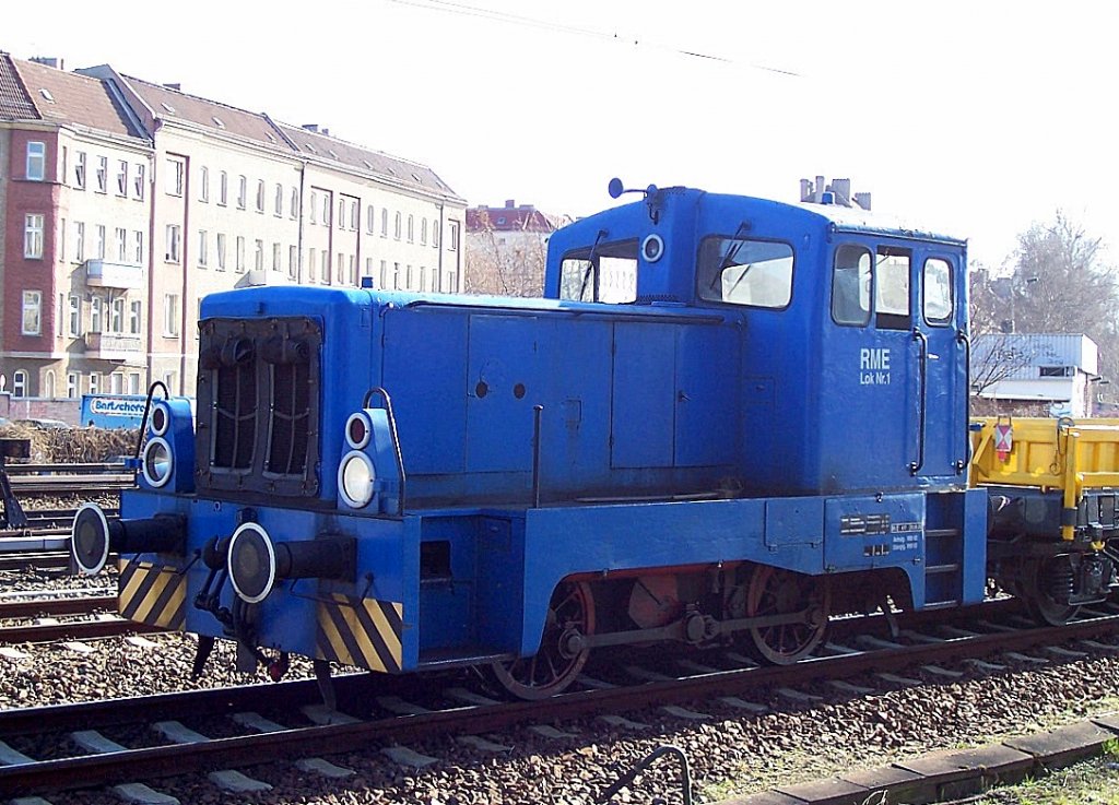 RME Lok Nr.1 (V22, Bj.1971) am 14.03.07 Bhf. Berlin-Lichtenberg.