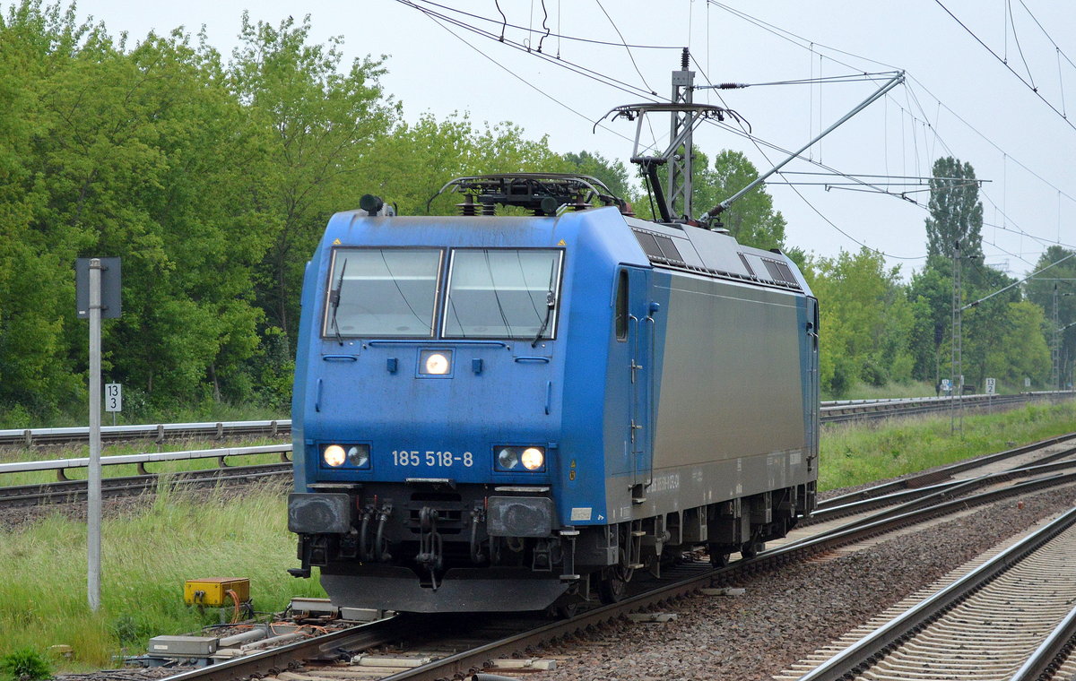 CFL Cargo 185 518-8 am 26.05.16 Berlin Hohenschönhausen.