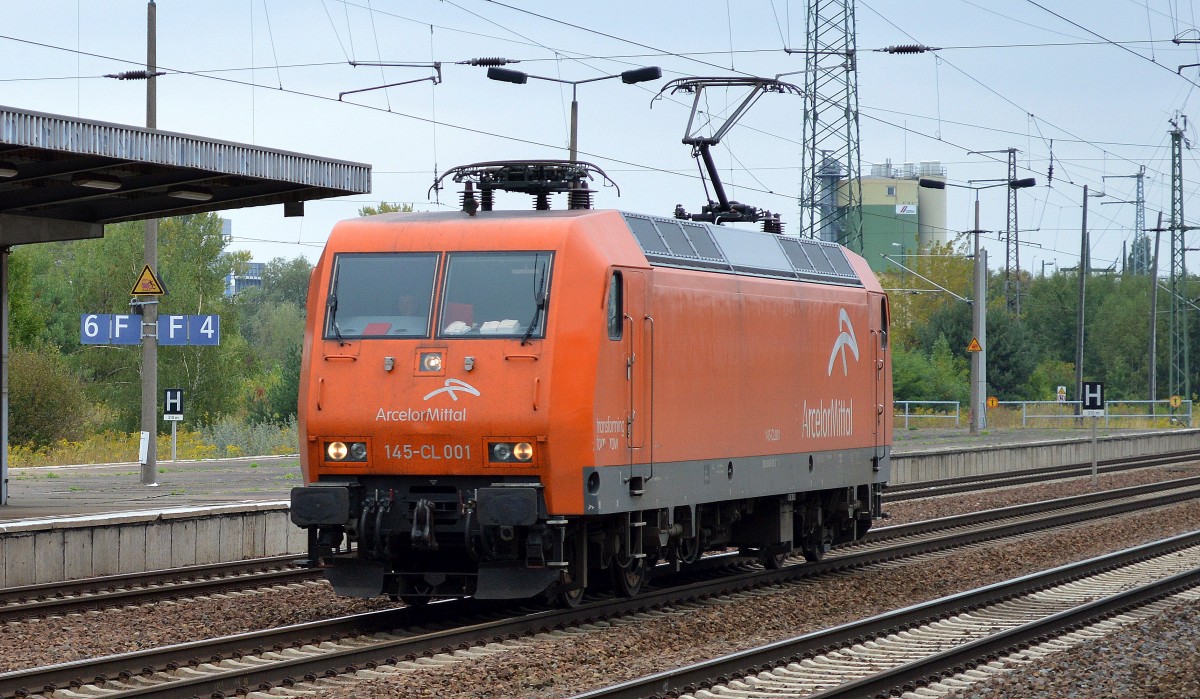 EKO-Trans 145-CL 001 (145 081-6) am 01.09.14 Durchfahrt Bhf. Flughafen Berlin-Schönefeld.