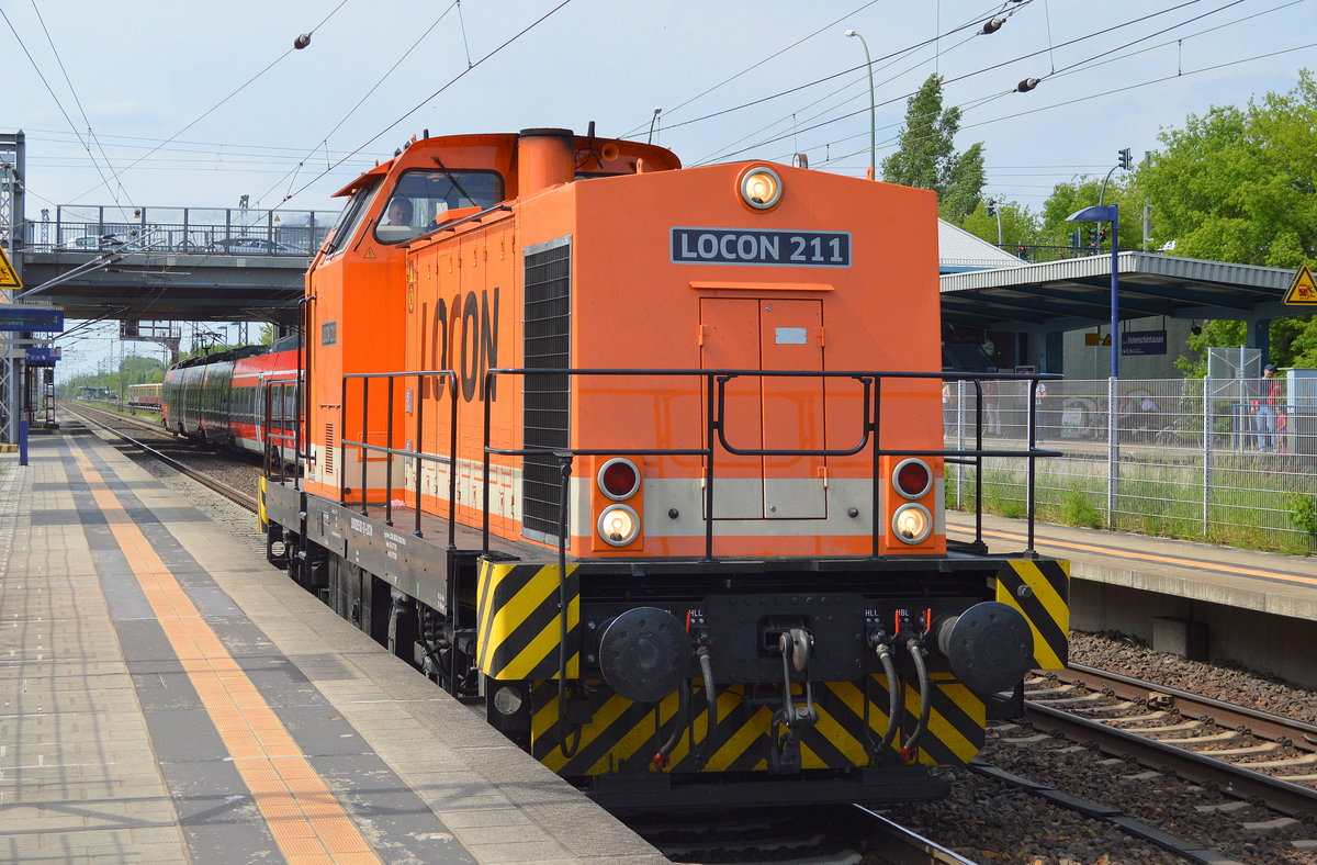 LOCON 211 (293 502-1) am 23.05.17 BF. Berlin-Hohenschönhausen.