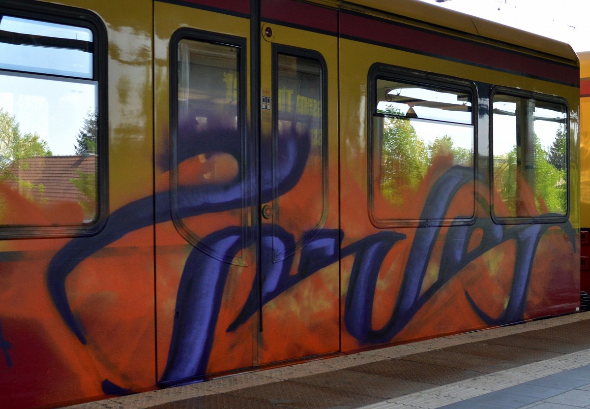 S-Bahn am 25.04.14 Berlin-Blankenburg.