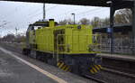 LOCON LOGISTIK & CONSULTING AG, Berlin [D] mit der geleasten Alpha Trains Mak G 1206 Lok  1138  (NVR:  92 80 1275 119-6D-LOCON ) am 26.03.26 Durchfahrt Bahnhof Berlin-Hohenschönhausen.