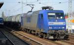 RBH 205/145-CL 205 (145 101-2) mit Kesselwagenzug am 23.03.15 Berlin-Karow.