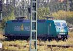 R4C Lok 145-CL 004 (91 80 6145 095-6 D-RFCDE) am 23.09.10 in Bereitschaft am Gbf.