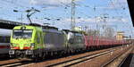 ArcelorMittal Eisenhüttenstadt Transport GmbH mit zwei Alpha Trains Vectron geleast, die  193 555  [NVR-Nummer: 91 80 6193 555-0 D-ATLU] mit  193 553  [NVR-Nummer: 91 80 6193 553-5 D-ATLU] und