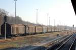 Die Misere der DB zeigt sich auch in Berlin anhand von einer immer gr��eren Anzahl von G�terwagen die nutzlos auf abseitsliegenden Gleisen und Nebenstrecken abgestellt werden und nur noch brauchbare