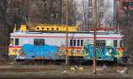 Ein TVT 701/702 ex DB 701 Turmtriebwagen der Die-Lei GmbH war schon l�ngere Zeit am Rande des Bhf.