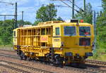 Dynamischer Gleisstabilisator für Gleise und Weichen von Plasser & Theurer Typ DGS 62 N der Fa.STRABAG mit der Nr.