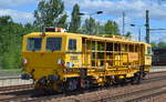 Dynamischer Gleisstabilisator für Gleise und Weichen von Plasser & Theurer Typ DGS 62 N der Fa.STRABAG mit der Nr.