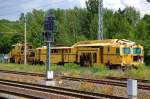 Stopfmaschine 09-32 UNIMAT 4S von P&T der DB Netz Instandsetzung, interne Nr.