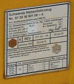 Hier die Registriertafel + Beschreibung des Schienenschleifmoduls SM 03 der Fa.
