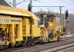 Gleisschotterplaniermaschine der Deutschen Plasser SSP 110 SW der Fa.