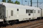 Der Spr�h- und Leitstandwagen des Unkrautvernichtungszuges der Fa.