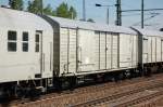 Ein Spezialwagen des Unkrautvernichtungszuges der Fa.