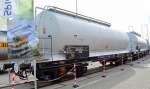Ein Kesselwagen für das Ladegut Brauchwasser des Unkrautvernichtungszuges der Spiess-Urania Chemicals GmbH mit der Nr.