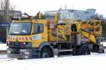 Hier das Zweiwegefahrzeug MB ATEGO 1828 mit Arbeitsb�hne (sch�rling Brack Aufbauten) der Fa.