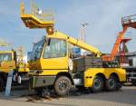 Eine Vielzahl von Zweiwegefahrzeuge sind f�r den Bereich Bahnbau inzwischen auf dem Markt und die Firmen haben die Qual der Wahl sich f�r die richtigen Fahrzeuge zu entscheiden, hier iein Zweiwege-LKW