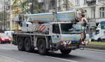 Ein älterer FAUN Typ? Fahrzeugkran der Fa. GAAC Mittenwalde am 07.10.15 Berlin-Schöneberg.