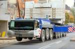 Beeindruckendes Unget�m, diser achtachsige LIEBHERR LTM 1500-8.1 der Fa.