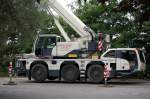 Aus der All Terrain Krane Serie von TEREX, der recht neue moderne Challenger 3160 der Fa.