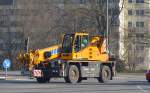 All-Terrain Teleskopkran Terex-Demag AC 30 City der Fa. MOBI-HUB am 09.03.16 Berlin-Marzahn.
