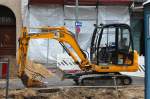 Ein Minibagger JCB 804 der Fa.