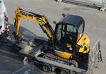 Minibagger JCB 8026 CTD, 23.08.13 Berlin-Pankow.