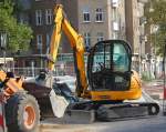 Ein Minibagger JCB 8045 ZTS der Fa.