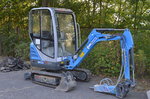 Ein NEUSON 1404 Minibagger einer Mietbaumschinen-Fa. am 26.09.16 Berlin-Marzahn.