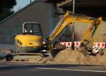 Minibagger neuson 75Z3, 28.06.10 Berliner Str.
