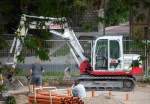 Minibagger TAKEUCHI TB175, 12.08.09 Berlin-Karow.