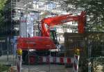 Ein CAT M316D Mobilbagger der Fa.