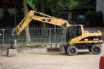 Leasingbagger CAT M315C, 12.08.09 Berlin-Karow.