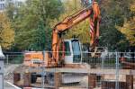 Ein LIEBHERR 316 Mobilbagger der Fa.
