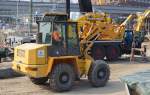 Ein AHLMANN AS? Radlader der Fa. BILFINGER am 24.03.15 Großbaustelle Berlin-Ostkreuz.