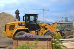 Ein CAT 938M (Mietbaumaschine) am 02.11.16 Großbaustelle Berlin-Ostkreuz.