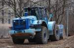 Traumfarbe f�r alle Radladerfans, ein HITACHI ZW310 der Fa.