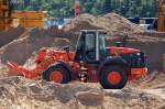 Ein HITACHI ZW180 Radlader der Fa.