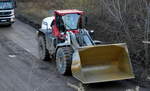 Ein LIEBHERR 580 Radlader der Fa.