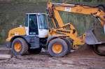 Ein LIEBHERR 514 Stereo Leasingradlader, 16.10.09 Berliner Str.