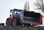VOLVO Typ? Radlader der Fa.RWG I Baustoffrecycling GmbH aus Berlin, 18.02.16 Berlin-Pankow.