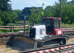 Eine CAT Typ? Raupe der btb-Gruppe am 07.07.17 Einsatz Großbaustelle Karower Kreuz Berlin.