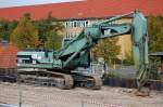 Leasingbaumaschine CAT 325B LNVA am 05.10.08 Neubau des S-Bhf.