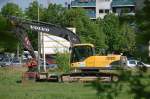 Raupenbagger VOLVO EC210CL der Fa.