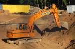 Ein VOLVO Raupenbagger der Fa.