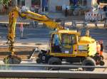 Zweiwegebagger TEREX 1604ZW am 13.10.11 Berlin-Adlershof.